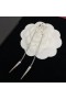 Yves Saint Laurent Opyum Spike Earrings In Metal and Rhinestone Silver