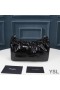 Yves Saint Laurent Pac Pac Ruched Hobo Bag In Smooth Leather Black