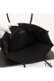 Yves Saint Laurent Rive Gauche Tote In Linen And Leather Black