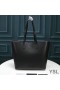 Yves Saint Laurent Shopping Bag In Leather Black/Rose