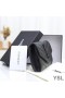Yves Saint Laurent Small Envelope Flap Wallet In Grained Matelasse Leather Black