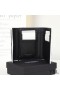 Yves Saint Laurent Small Envelope Trifold Wallet In Mixed Grained Matelasse Leather Black/White