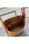 Yves Saint Laurent Small Le 5 A 7 Supple Bag In Suede Brown/Gold