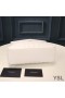 Yves Saint Laurent Small Loulou Chain Bag In Y Matelasse Leather White/Gold