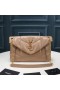 Yves Saint Laurent Small Loulou Puffer Bag In Quilted Lambskin Apricot/Gold
