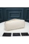 Yves Saint Laurent Small Loulou Puffer Bag In Quilted Lambskin White/Gold