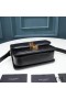 Yves Saint Laurent Small Solferino Satchel In Box Leather Black/Gold