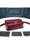 Yves Saint Laurent Small Solferino Satchel In Box Leather Burgundy/Gold