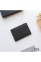 Yves Saint Laurent Tiny Monogram Card Case In Grained Leather Black/Silver