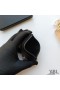 Yves Saint Laurent Tiny Monogram Card Case In Smooth Leather Black/Gold