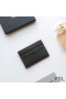Yves Saint Laurent Tiny Monogram Card Case In Smooth Leather Black