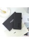 Yves Saint Laurent Tiny Monogram Continental Wallet In Grained Leather Black