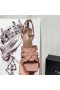 Yves Saint Laurent Tribute Platform Sandals In Patent Leather Pink