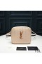 Yves Saint Laurent Vicky Belt Bag In Matelasse Leather Apricot/Gold