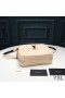 Yves Saint Laurent Vicky Belt Bag In Matelasse Leather Apricot/Gold