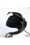 Yves Saint Laurent Vinyle Round Camera Bag In Grained Matelasse Leather Black/Silver