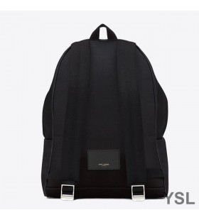 Yves Saint Laurent City Backpack In Black