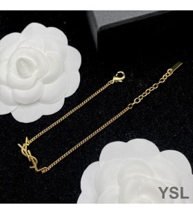 Yves Saint Laurent Opyum Charm Bracelet In Metal Gold