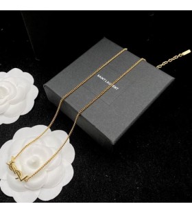 Yves Saint Laurent Opyum Charm Necklace In Metal Gold