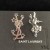 Yves Saint Laurent Opyum Earrings In Stars Metal Silver