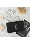 Yves Saint Laurent Médio Kate Cadeia De Saco Em Couro Preto/Prata