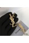 Yves Saint Laurent Opyum Broche Em Bambu, Metal, Ouro