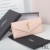 Yves Saint Laurent Grande Monograma Aba Carteira Em Grãos De Matelassê De Couro Cor-De-Rosa/Ouro