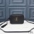 Yves Saint Laurent Lou Câmera Bag Acolchoado De Couro Preto/Ouro