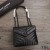 Yves Saint Laurent Pequeno Loulou Cadeia De Saco Em Y De Matelassê De Couro Preto