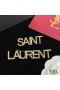 Yves Saint Laurent Logó Bross Készlet Fém, Kristály Arany