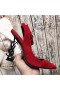 Yves Saint Laurent Opyum Slingback Szivattyúk Velúr Fekete Sarok Piros
