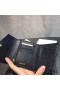 Yves Saint Laurent Kis Boríték Trifold Tárcáját Szemű Matelasse Bőr Fekete/Arany