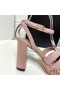 Yves Saint Laurent Tribute PlatformSandals A Sima Bőr Cseresznye