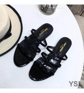 Yves Saint Laurent Cassandra Diák Bőröv Fekete