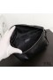 Yves Saint Laurent Classic Monogram Chreasa Mála I Leathar Bog Dubh Dubh/Silver