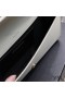 Yves Saint Laurent Kate Clutch I Grained Leathar Bán/Óir