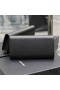 Yves Saint Laurent Kate Clutch I Réidh Leathair Dubh/Óir