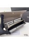 Yves Saint Laurent Mór Cassandra Bifold Sparán I Rocach Matelasse Leathar Grey