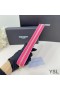 Yves Saint Laurent Mór Cassandra Deconstruct Zip Timpeall Sparán Crogall Cabhraithe Leathar Rose