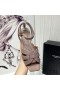 Yves Saint Laurent Ómós Sandals Maol I Réidh Leathair Cherry