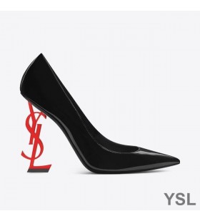 Yves Saint Laurent Opyum Caidéil Paitinne Leathar le a Súil Dearg Dubh