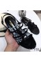 Yves Saint Laurent Cassandra Aprire Sandali In Pelle Verniciata Nera