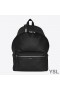 Yves Saint Laurent Città Zaino Con Finitura In Pelle Nera