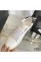 Yves Saint Laurent Tennis Classic Sneakers In Pelle Ricamata con Logo Nero Bianco/Nero
