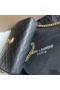 Yves Saint Laurent Gaby Marsupio Zip Trapuntato In Pelle Di Agnello Nero