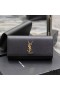 Yves Saint Laurent Kate Clutch In Pelle A Grana Nero/Oro