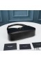 Yves Saint Laurent Le 5 7 Borsa Hobo In Pelle Liscia Nero/Oro