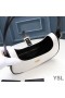 Yves Saint Laurent Le Fermoir Borsa Hobo In Pelle Lucida Bianca