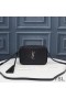 Yves Saint Laurent Lou Camera Bag In Pelle Matelassè Nero/Argento