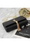 Yves Saint Laurent Media Kate Catena Borsa con Fiocco In Pelle Nero/Oro